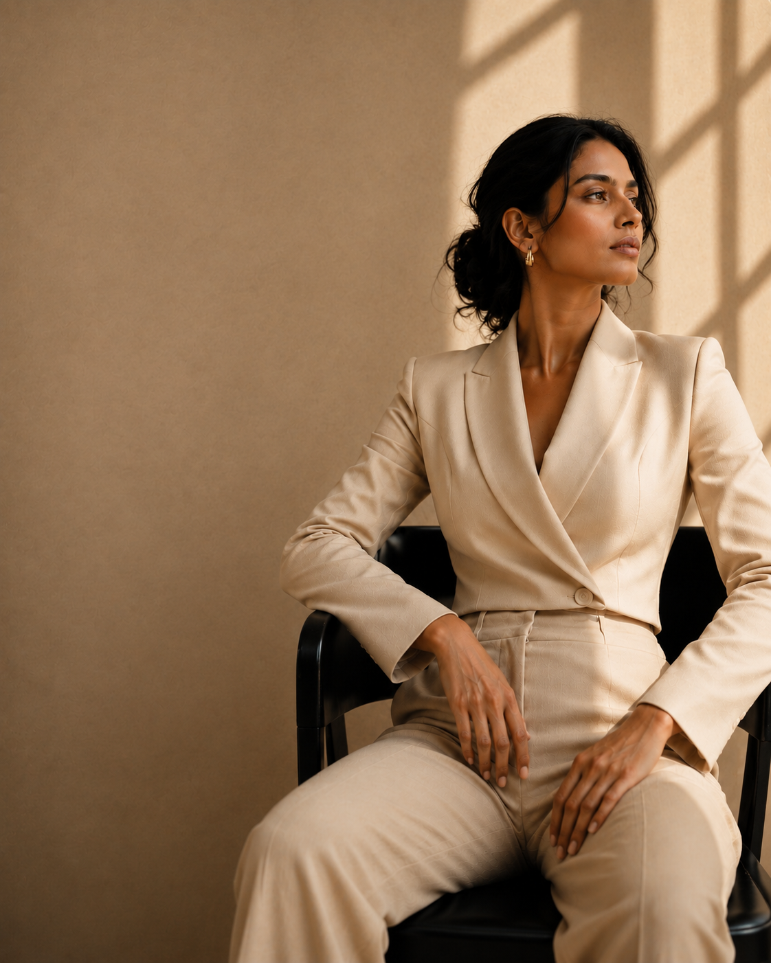 Formelle woman wearing tailored workwear